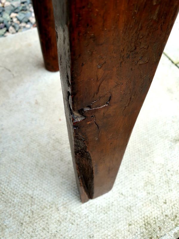 17th Century English Antique Oak Child's High Chair, Circa 1680