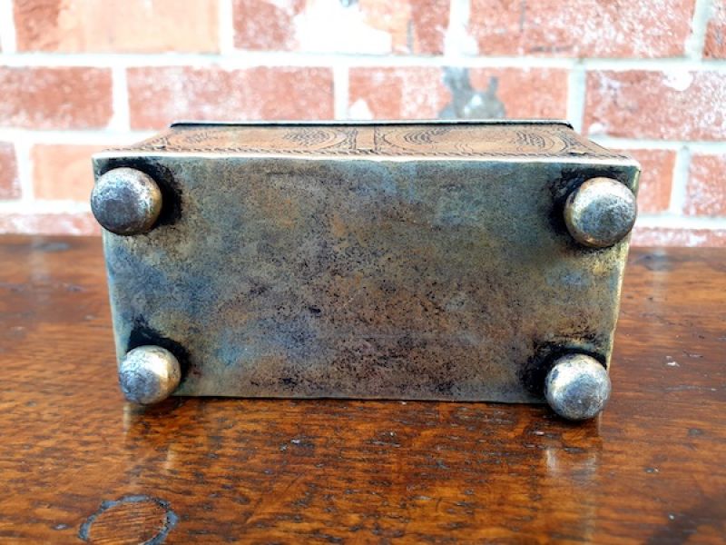 Attributed to Michel Mann (1589 - 1630) A Rare 16th Century German Antique Nuremberg Made Miniature Table Casket / Table Box