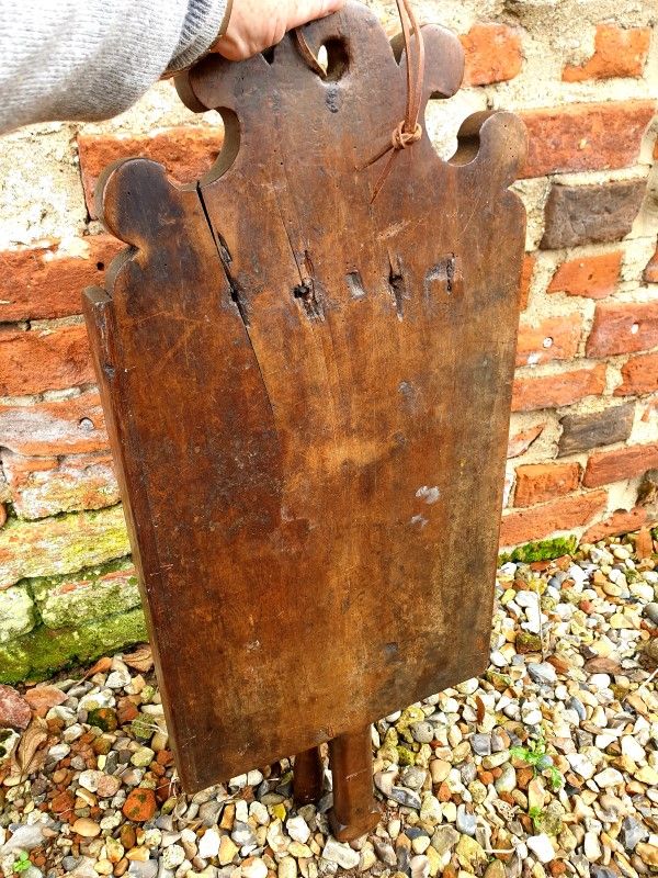 Ex-Eila Grahame Collection - Rare Mid 17th Century Antique Herb Chopper, Dated "1648"