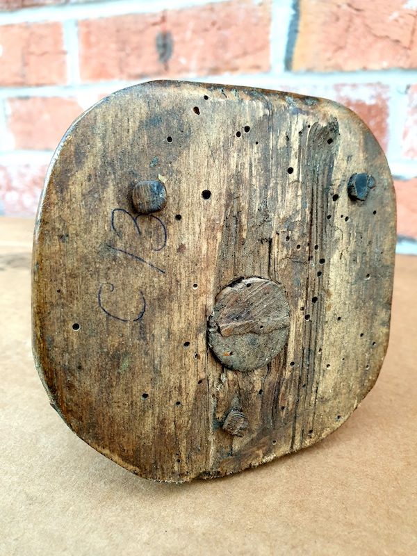 18th Century Continental Antique Treen Pricket Candlestick