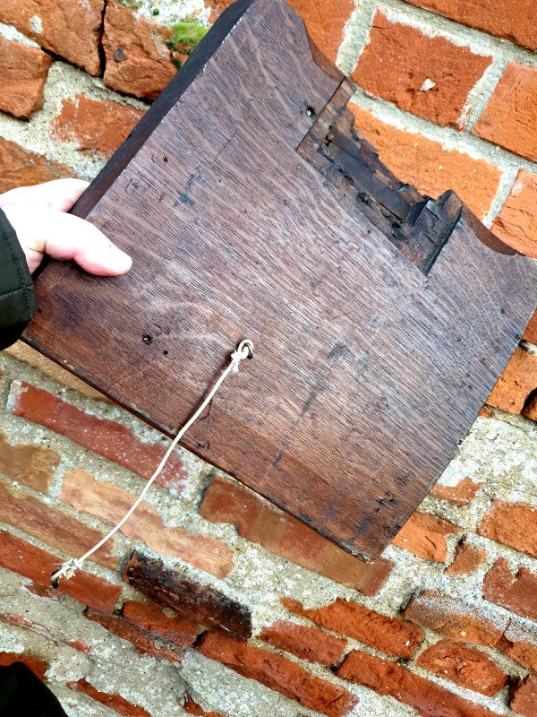 Rare Late 15thC / Early 16thC French Antique Carved Oak Door Panel, Depicting The Virgin, Saint Anne & Christ