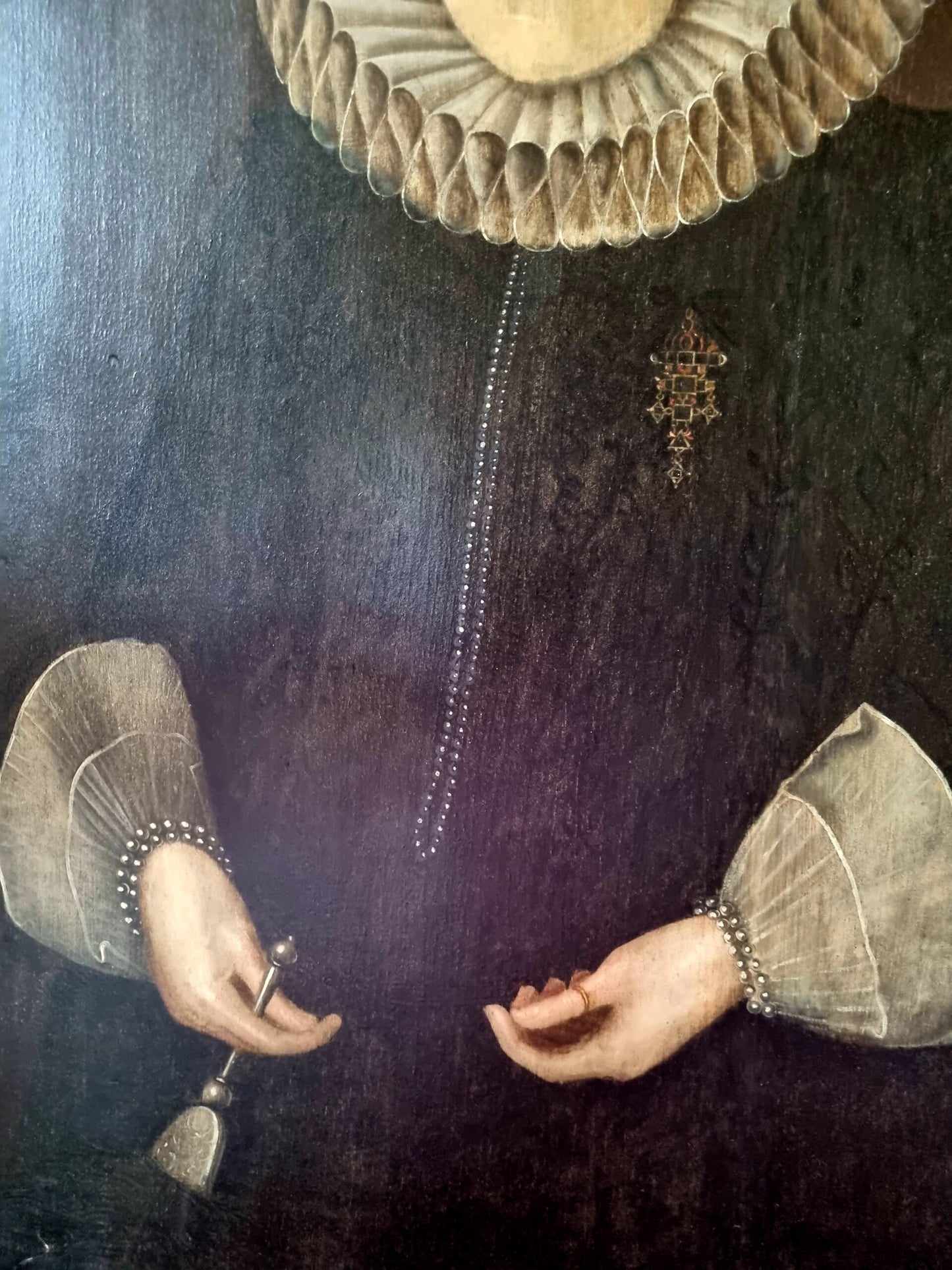 16thC English School Antique Portrait of an Aristocratic Lady - Follower of Marcus Gheeraerts 1561-1635