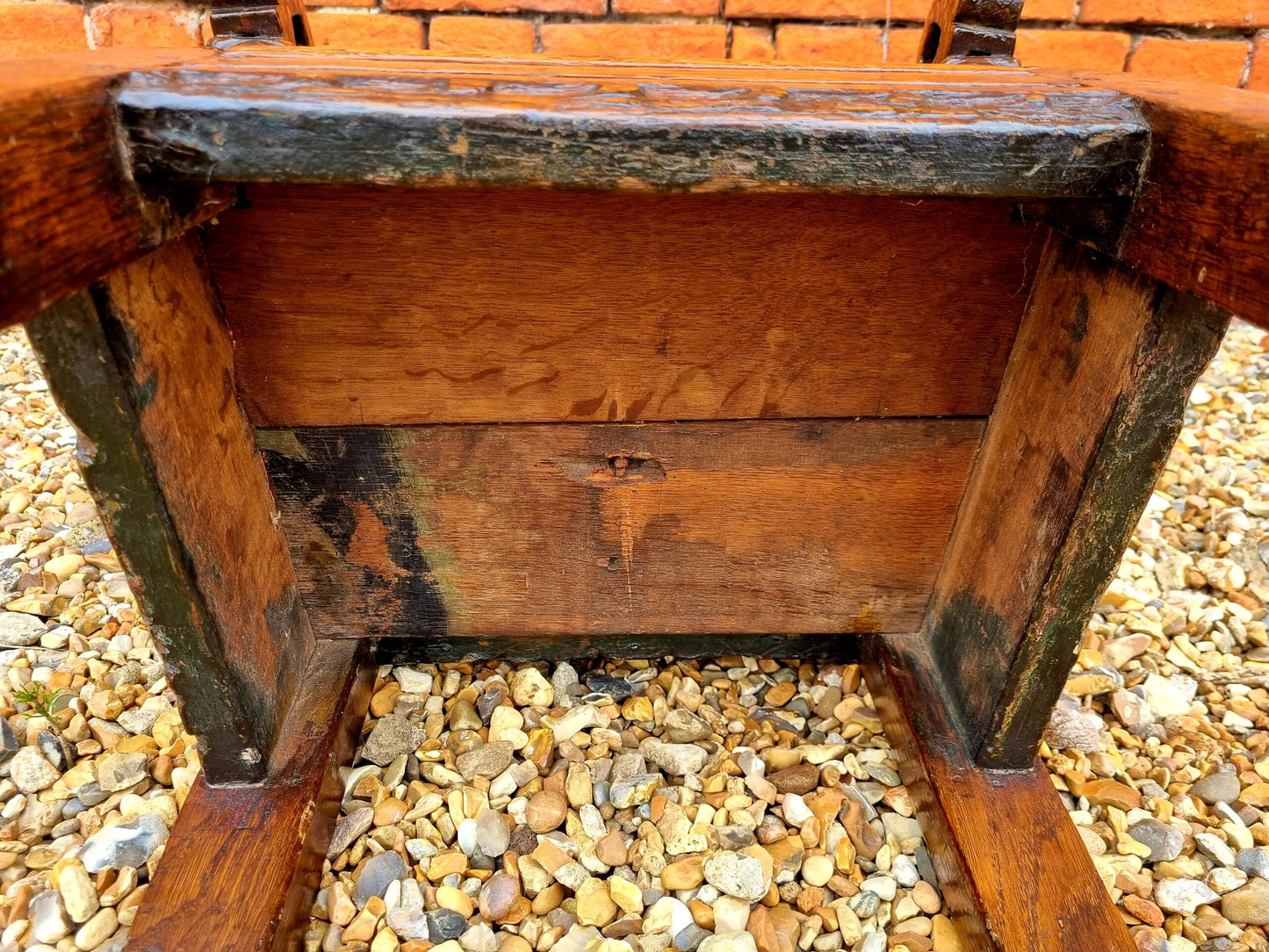 Mid 17thC English Antique Oak Child's Armchair attributed to Westmorland / Cumbria