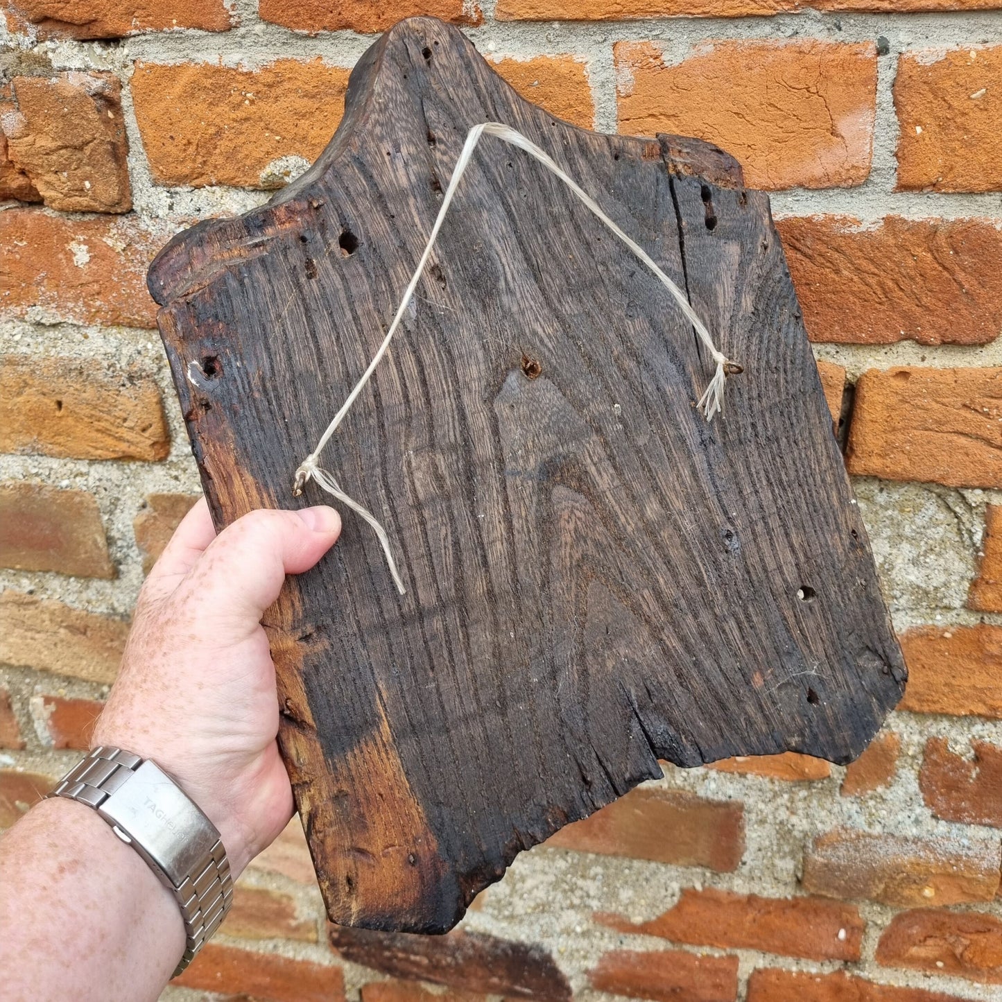 Late 18thC / Early 19thC English Antique Wood Carving Depicting a Knight on Horseback