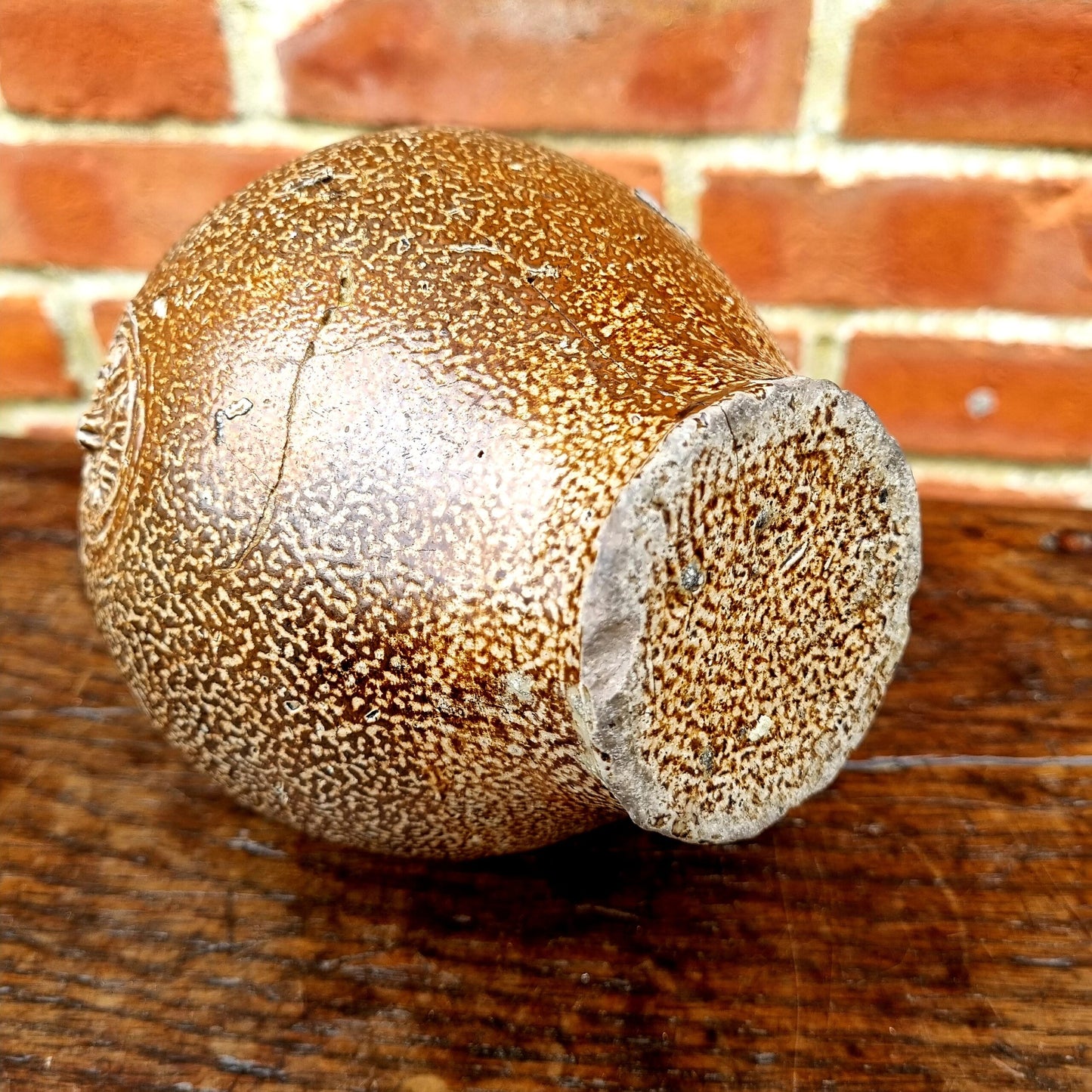 Mid 17th Century German Antique Stoneware Bellarmine Jug or Bartmannkrug, Circa 1625-1675