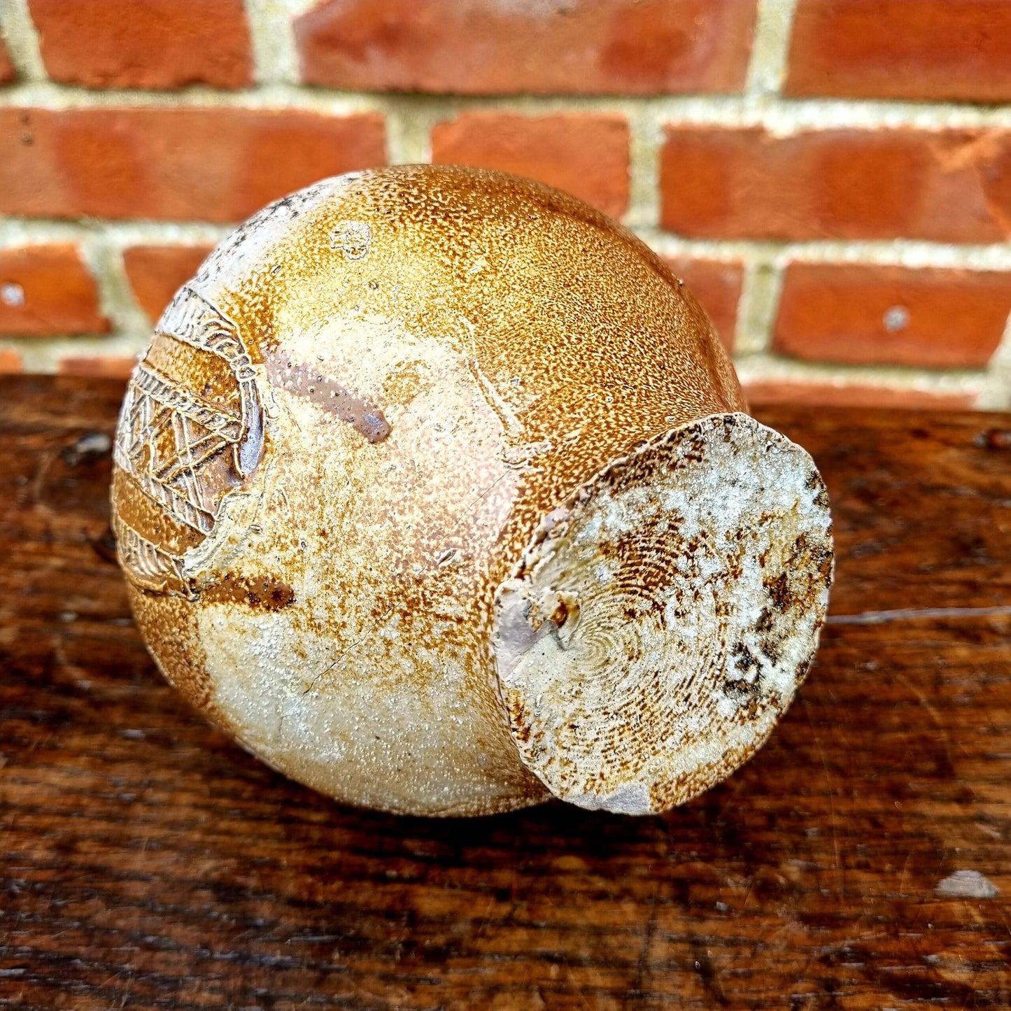 Early 17th Century German Antique Stoneware Bellarmine Jug or Bartmannkrug Bearing The Arms of Amsterdam, Circa 1600-1620