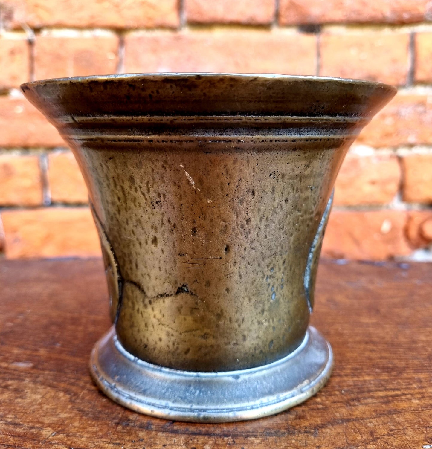 Early 17th Century English Antique Bronze Mortar, by Abraham Rudhall (1684-1718), of Gloucestershire