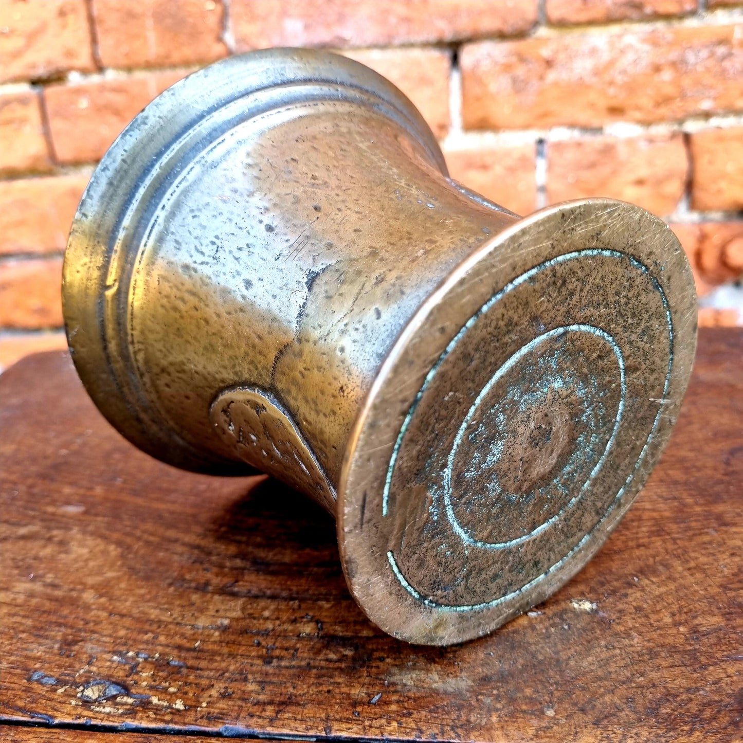 Early 17th Century English Antique Bronze Mortar, by Abraham Rudhall (1684-1718), of Gloucestershire