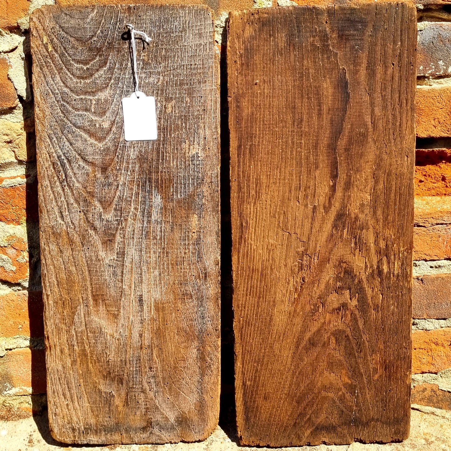 Rare Pair of Late 17th Century French Antique Carved Oak Panels Depicting Birds / Cockerels
