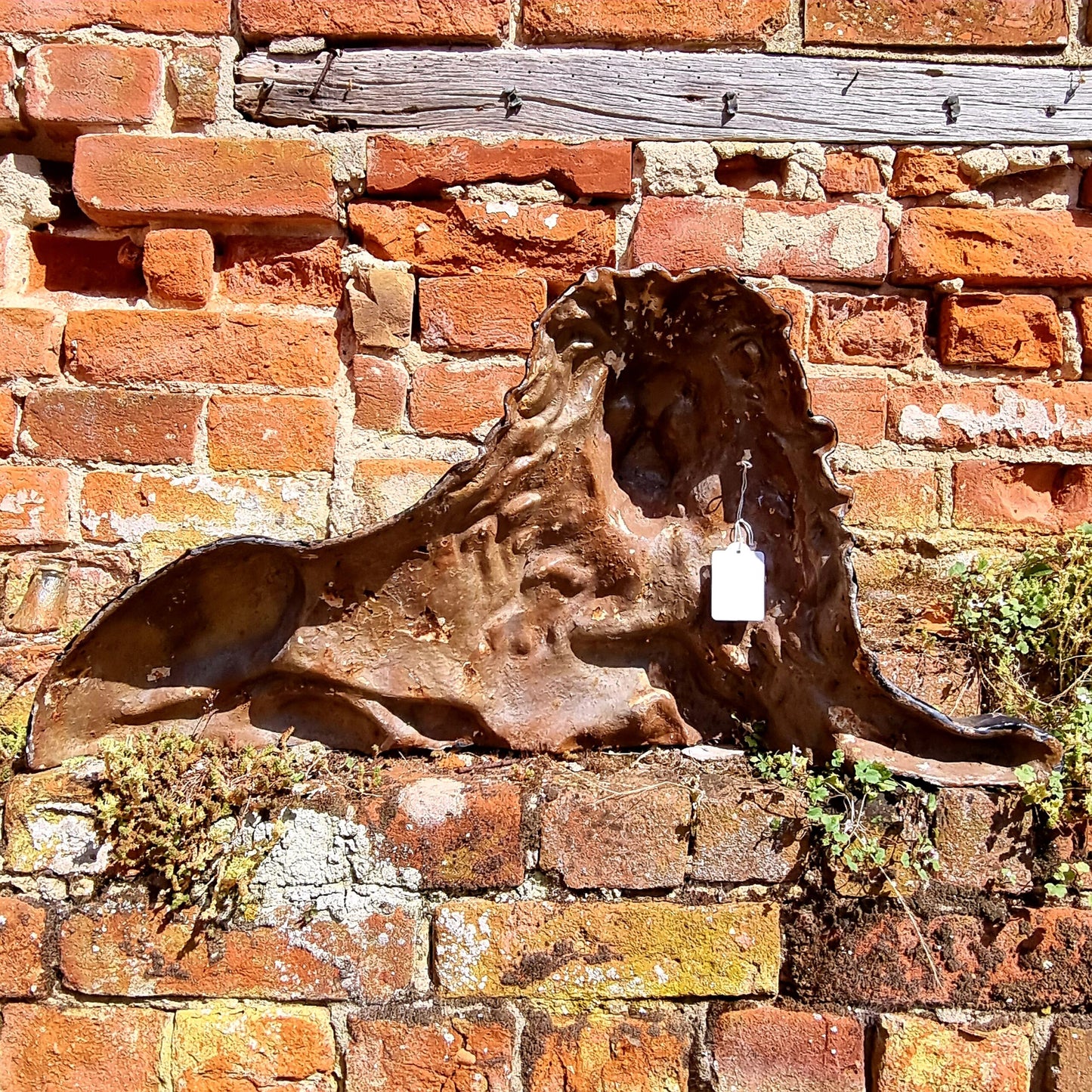 Large Mid 19th Century, Victorian Period, English Antique Cast Iron Lion