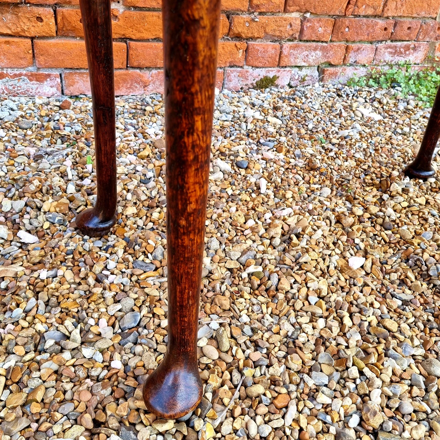 Mid 18th Century English Antique Oak Low Boy or Side Table