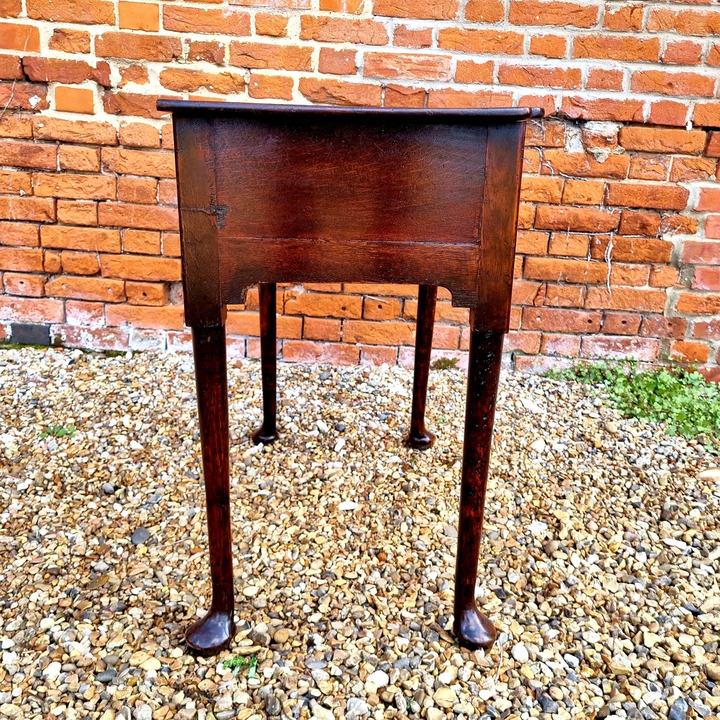 Mid 18th Century English Antique Oak Low Boy or Side Table
