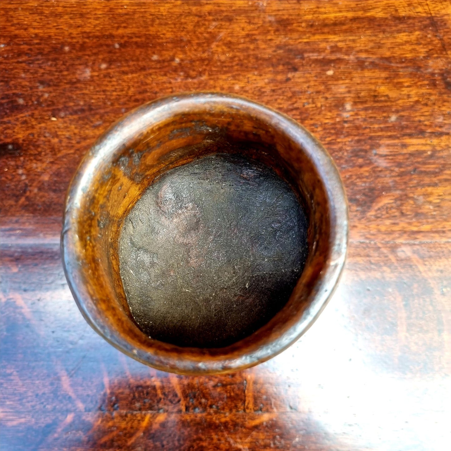 Late 18th Century / Early 19th Century English Antique Treen Beechwood Goblet
