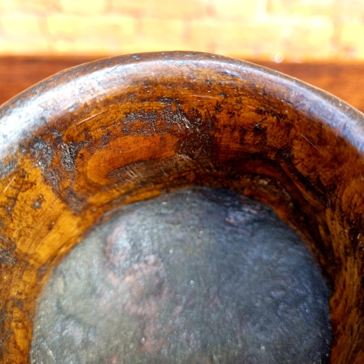 Late 18th Century / Early 19th Century English Antique Treen Beechwood Goblet