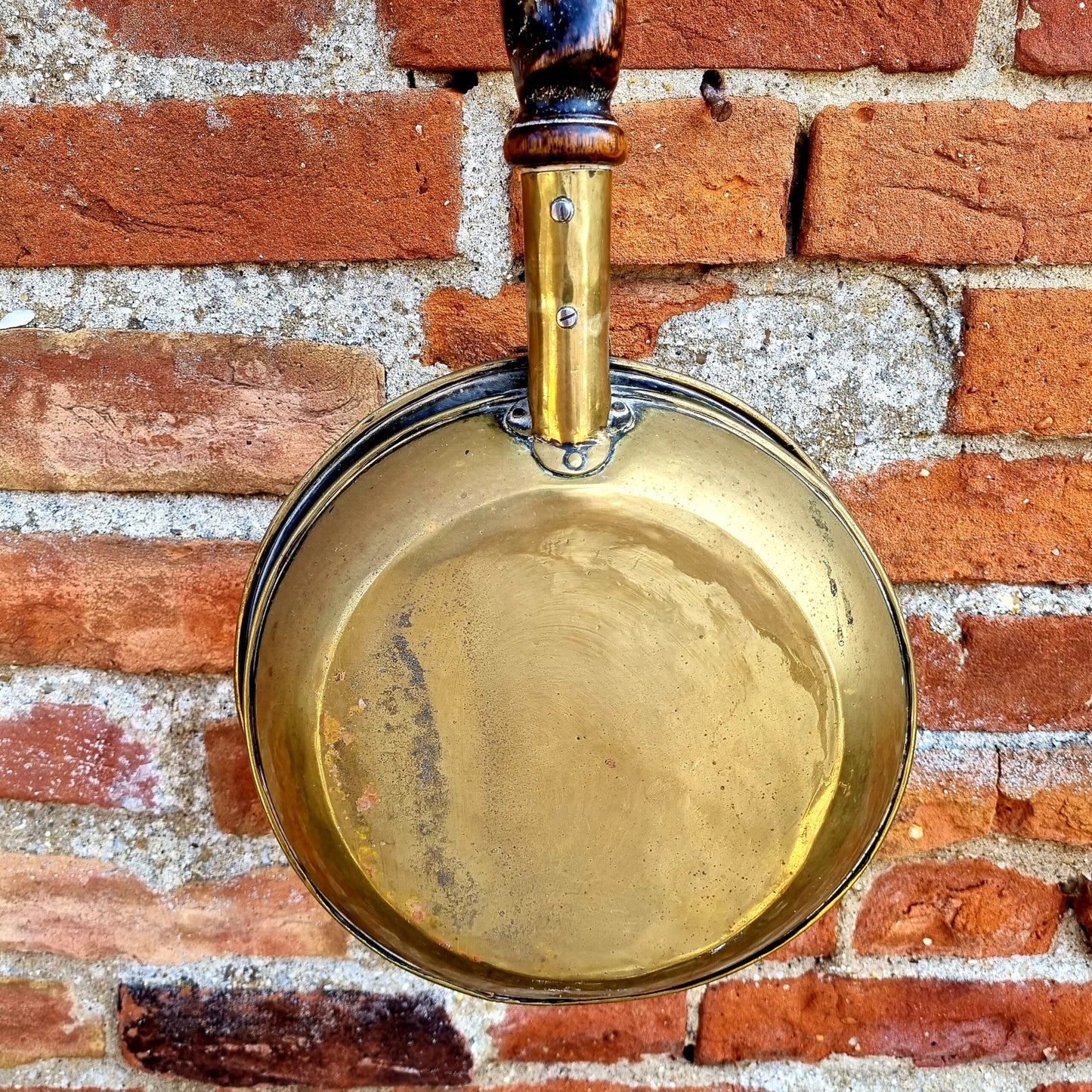 Diminutive 18th Century English / Dutch Antique Warming Pan