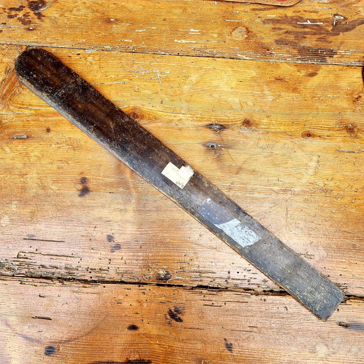 18th Century English Antique Baleen Folk Art Stay Busk Love Token