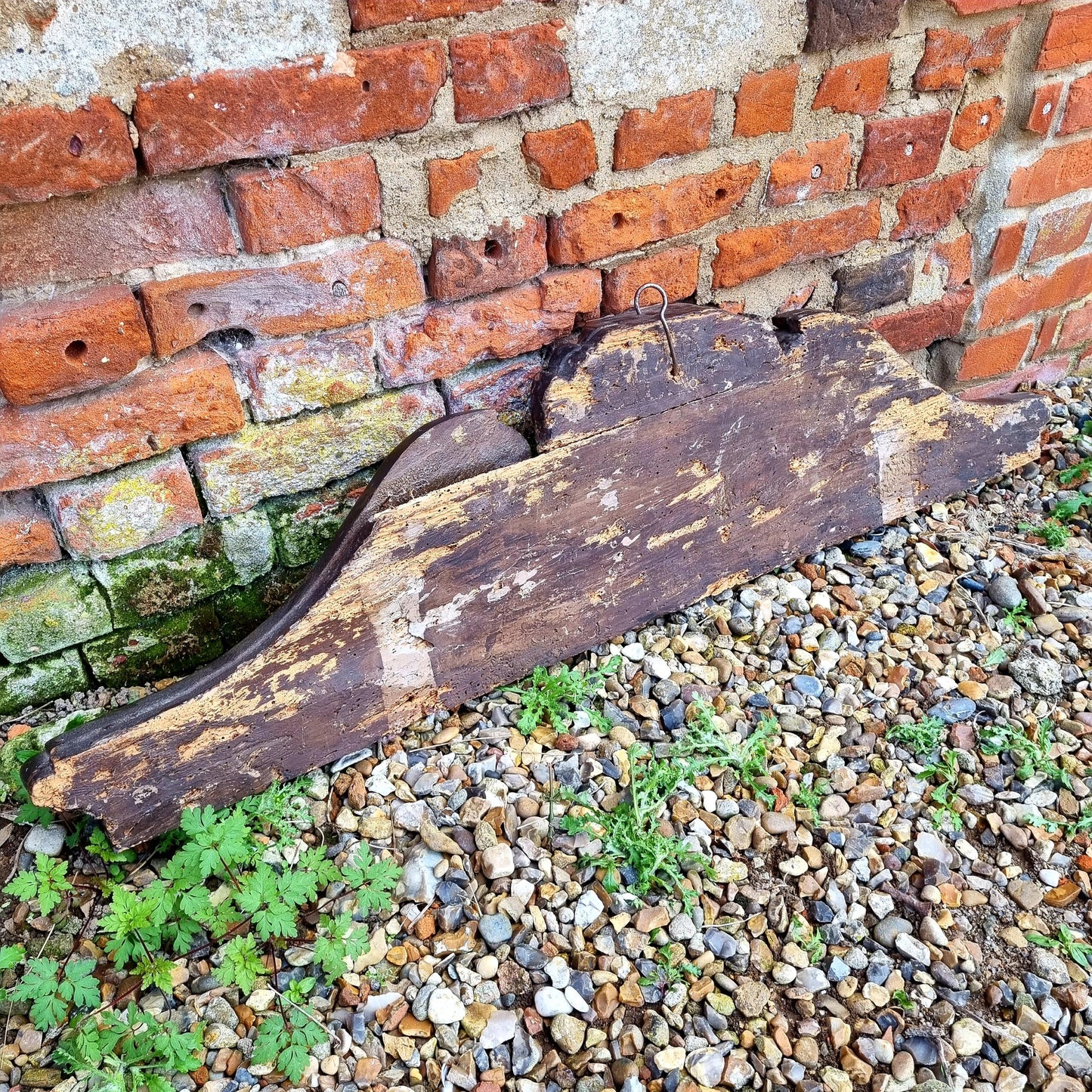 Late 17thC / Early 18thC Italian Baroque Antique Carved Walnut Door Pediment