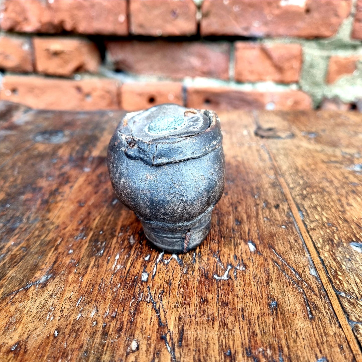 Rare 18th Century Antique Tobacco Snuff Box in the Form of a Leather Shoe