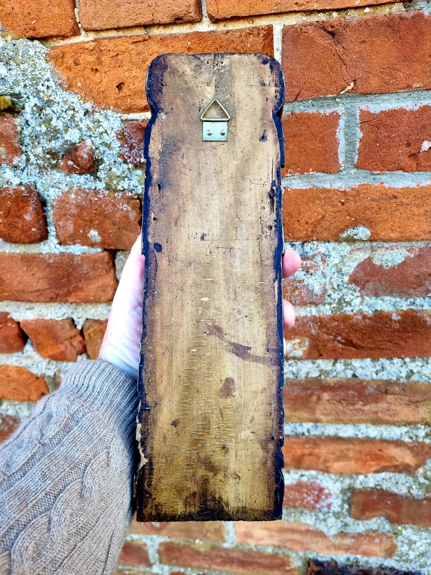 Early 17th Century Flemish Antique Carved Oak Term