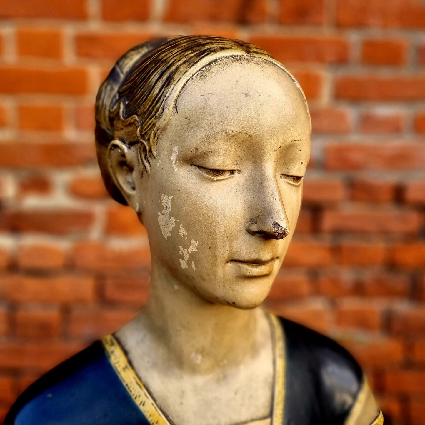 After Francesco Laurana (1430-1502), A Large 15th Century Style, Early 19th Century-Made, Life-Size Antique Bust of a Princess, Possibly Ippolita Maria Sforza