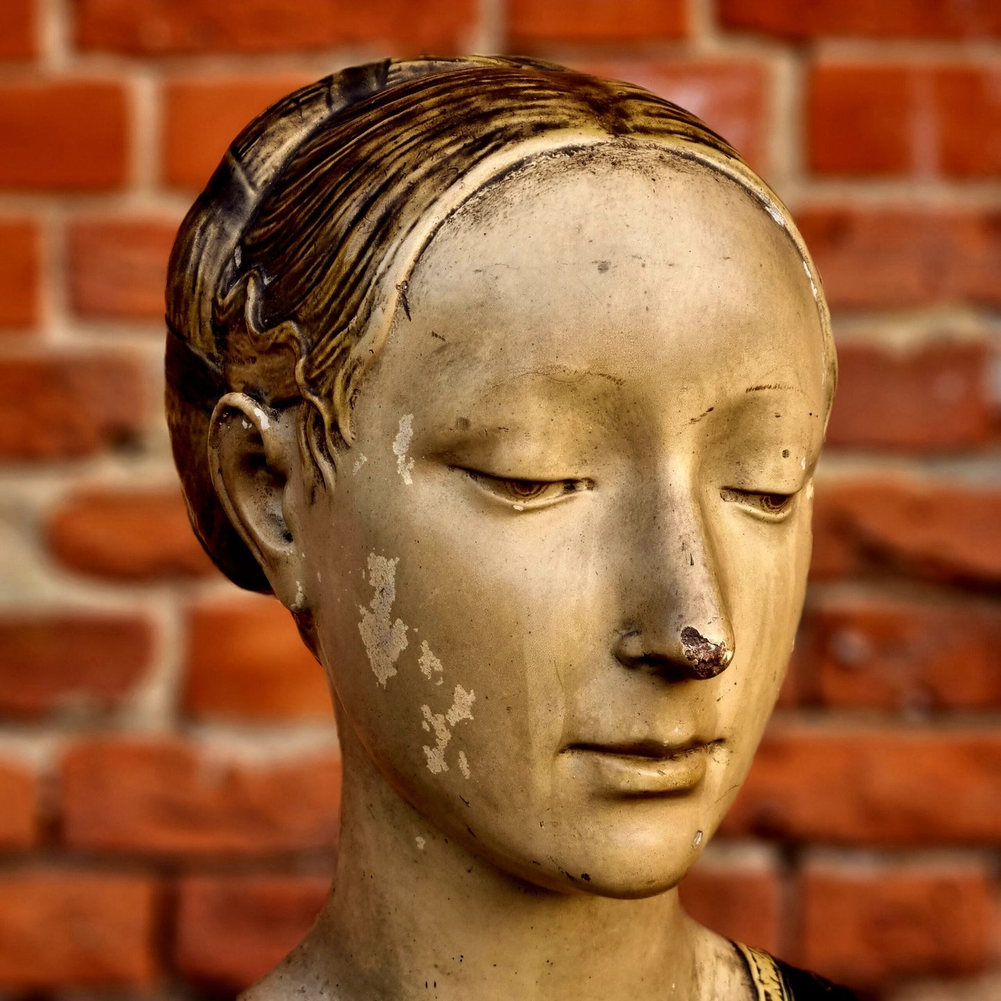 After Francesco Laurana (1430-1502), A Large 15th Century Style, Early 19th Century-Made, Life-Size Antique Bust of a Princess, Possibly Ippolita Maria Sforza
