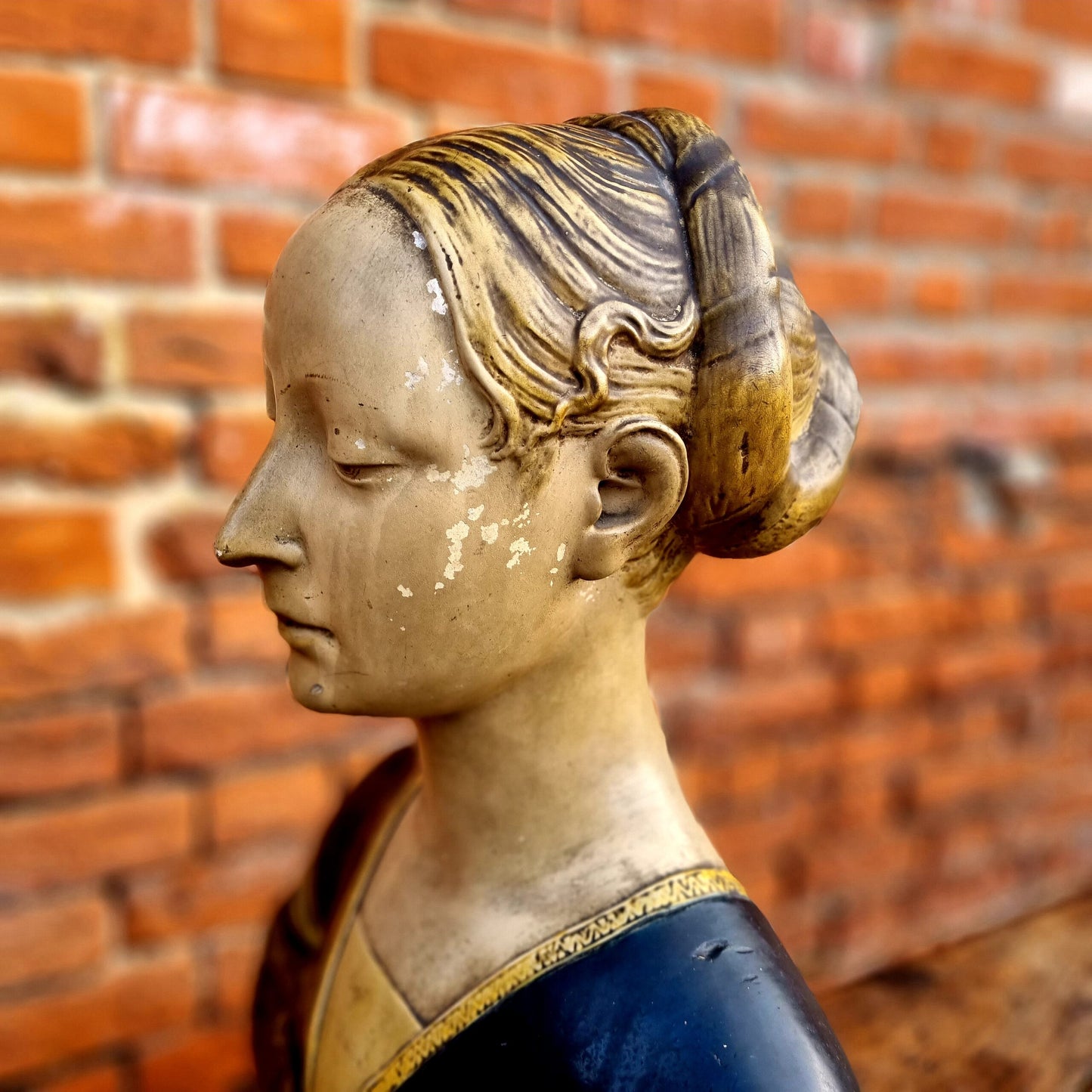 After Francesco Laurana (1430-1502), A Large 15th Century Style, Early 19th Century-Made, Life-Size Antique Bust of a Princess, Possibly Ippolita Maria Sforza