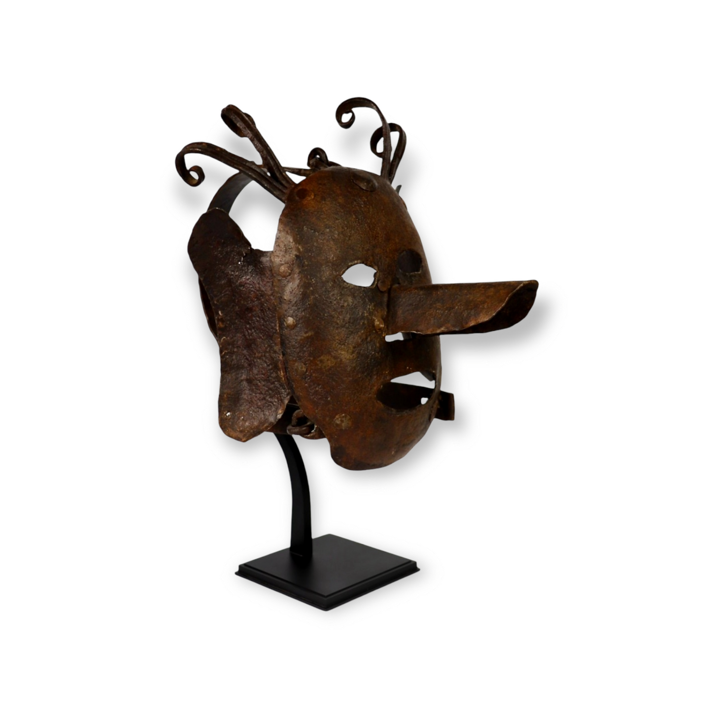 An Exceptionally Rare 16th-Century Antique Scold's Bridle or Brank's Bridle