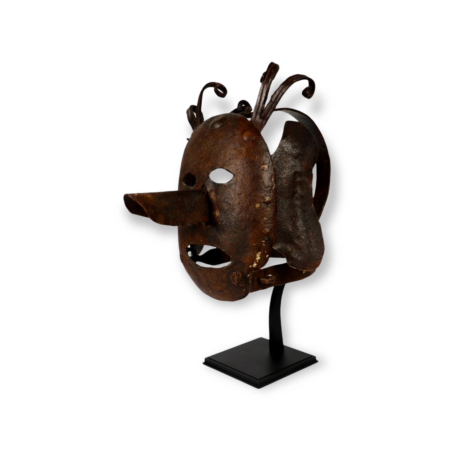 An Exceptionally Rare 16th-Century Antique Scold's Bridle or Brank's Bridle