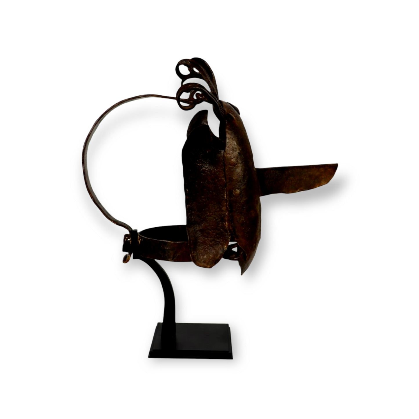 An Exceptionally Rare 16th-Century Antique Scold's Bridle or Brank's Bridle