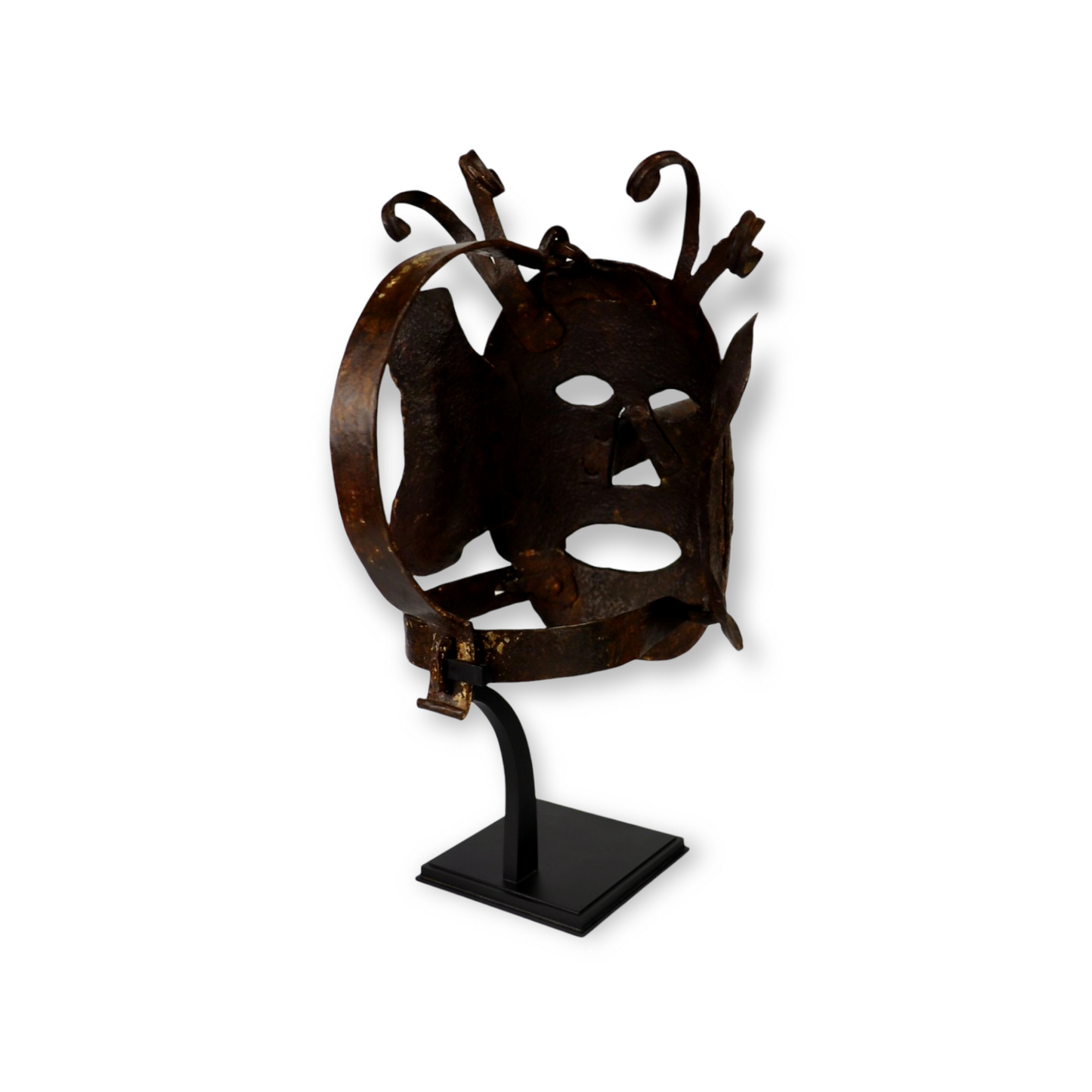 An Exceptionally Rare 16th-Century Antique Scold's Bridle or Brank's Bridle