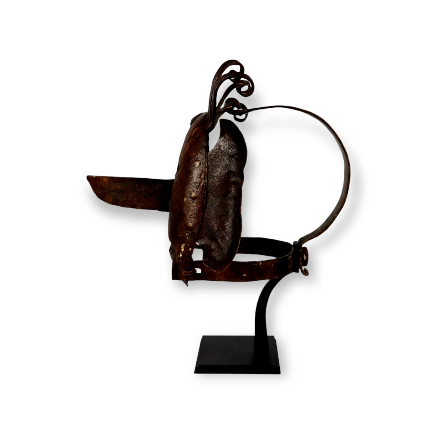 An Exceptionally Rare 16th-Century Antique Scold's Bridle or Brank's Bridle