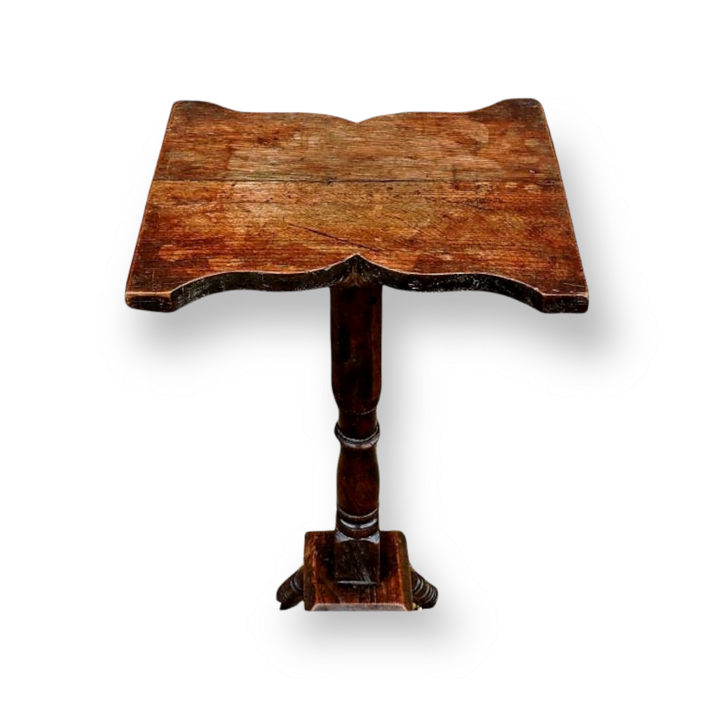 Rare Early 19th Century Cornish Antique Candle Stand or Lacemakers Table