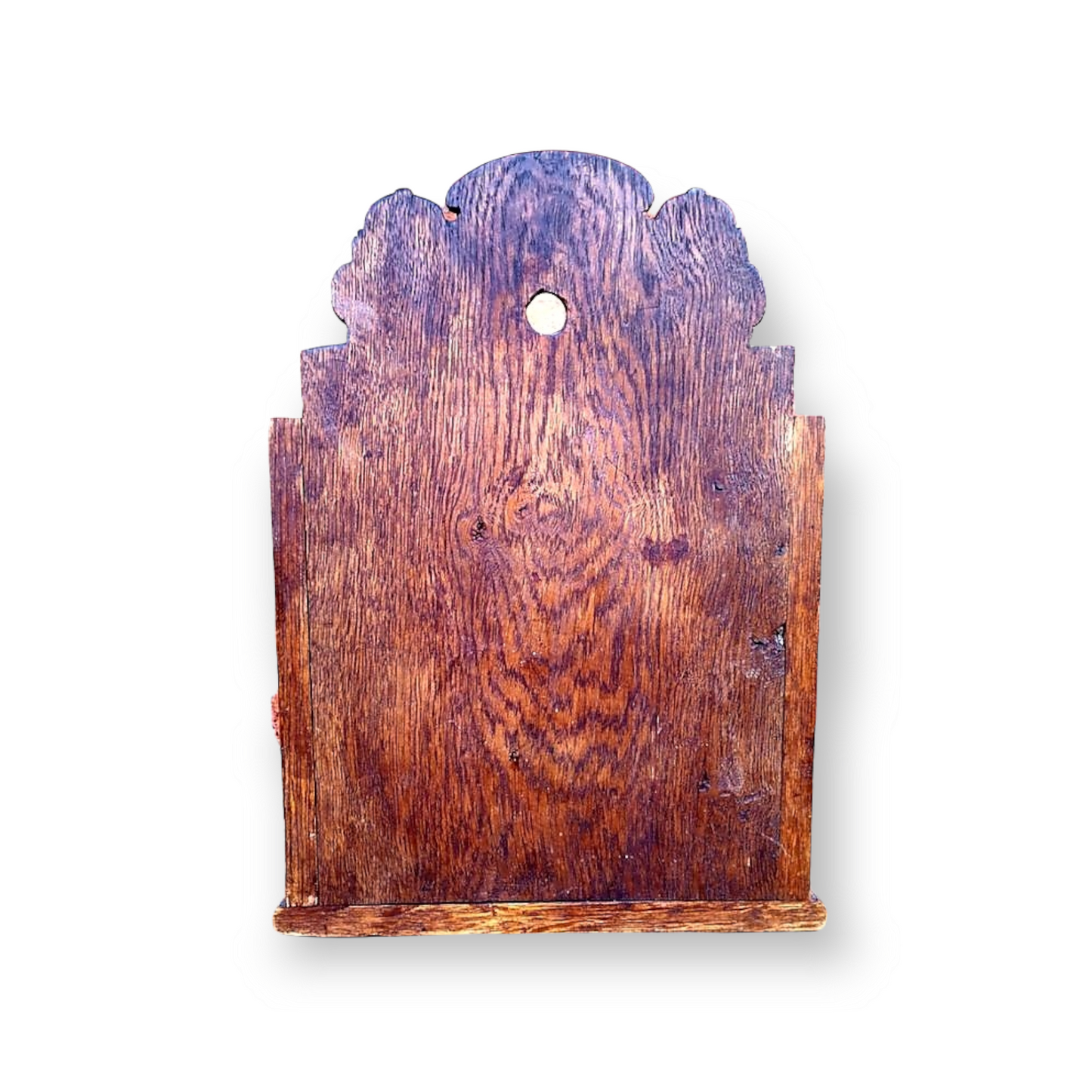 17th Century Style, 19th Century Made, English Antique Carved Oak Letter Rack Dated "1895"