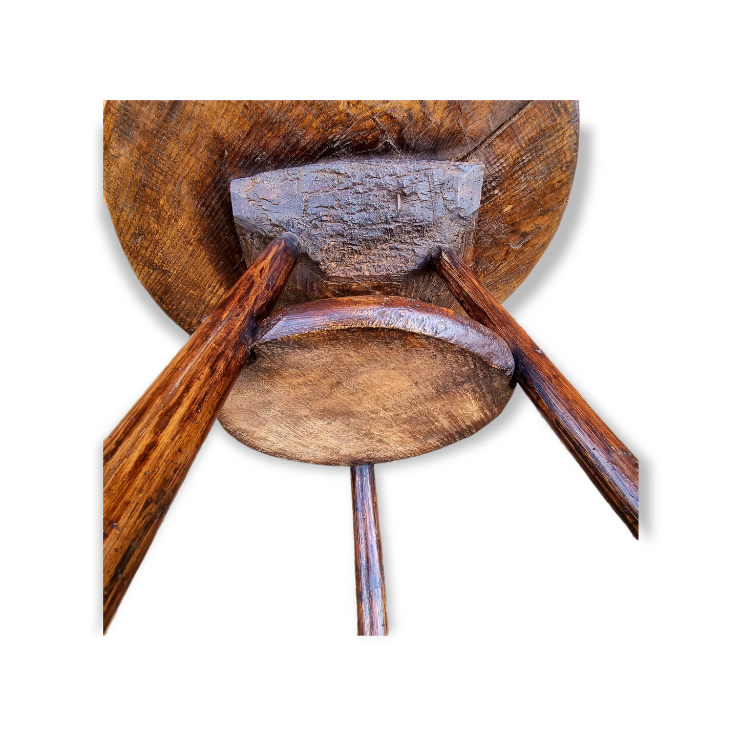 Late 18th Century English Antique Ash Cricket Table