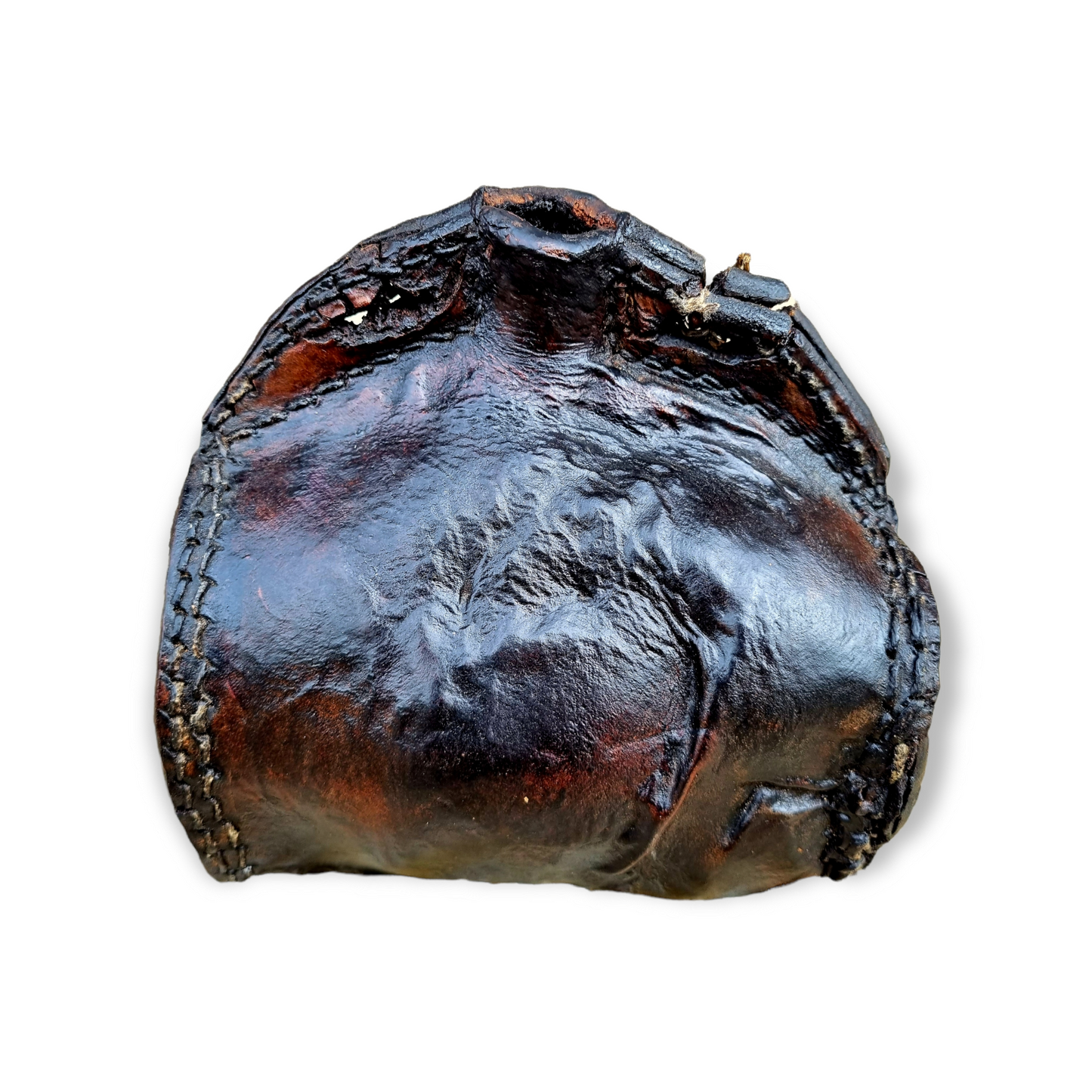 17th Century English Antique Leather Costrel