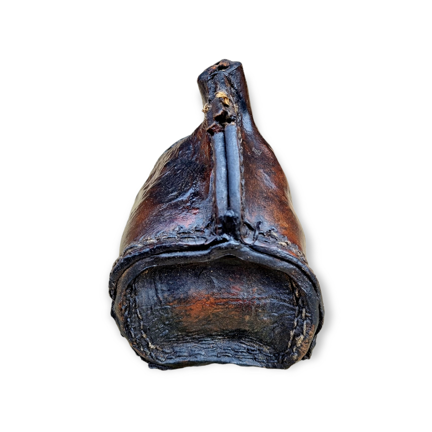 17th Century English Antique Leather Costrel