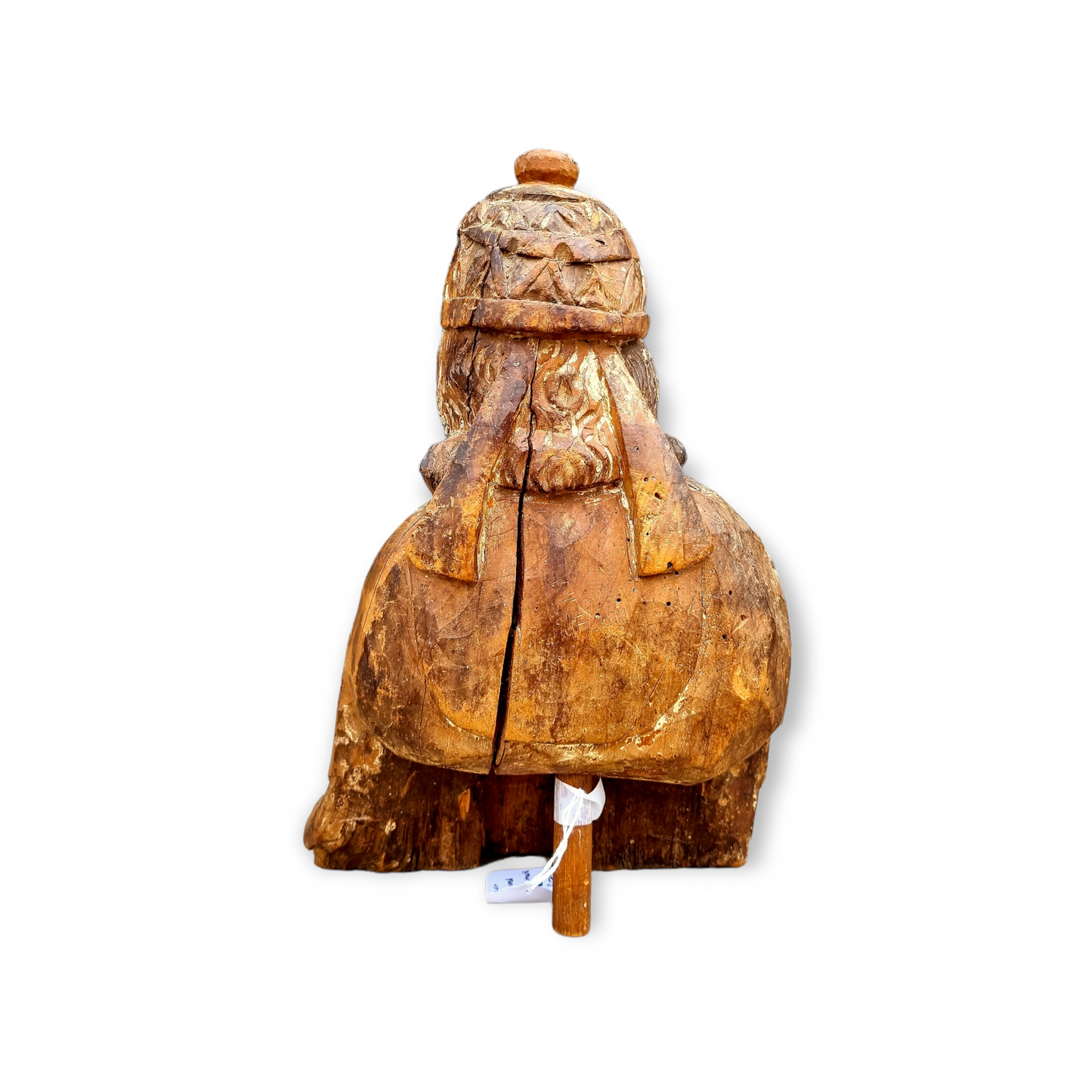 16th Century Spanish Antique Carved Wooden Sculpture of Saint Peter