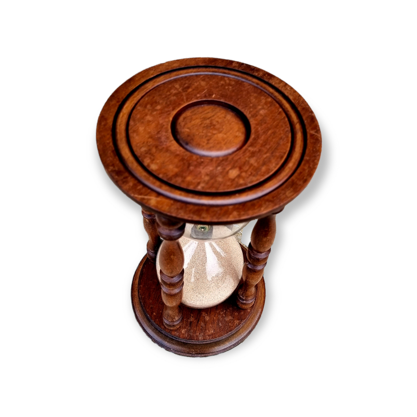 Large Mid-19th Century English Antique Hour Glass or Sand Glass