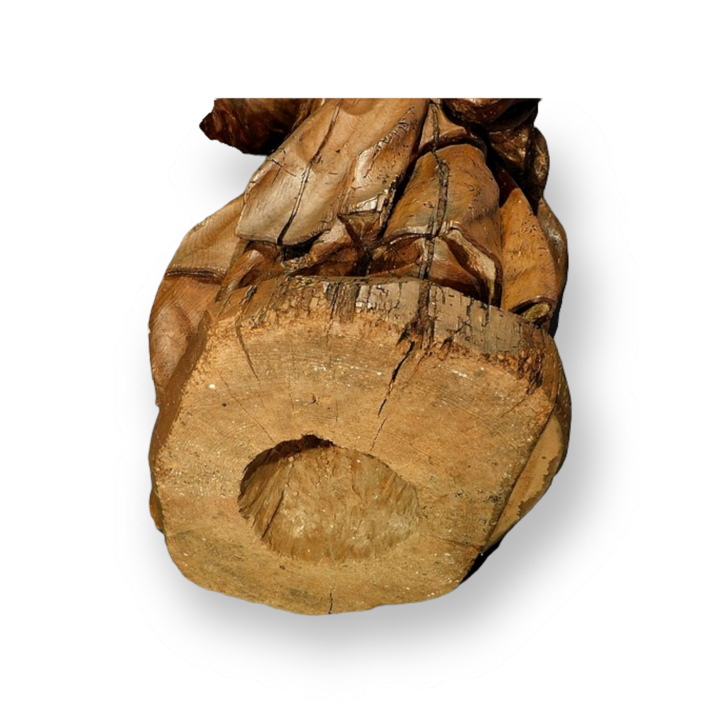 Early 17th Century Antique Carved Pine Sculpture of Mary Magdalene Depicted Kneeling