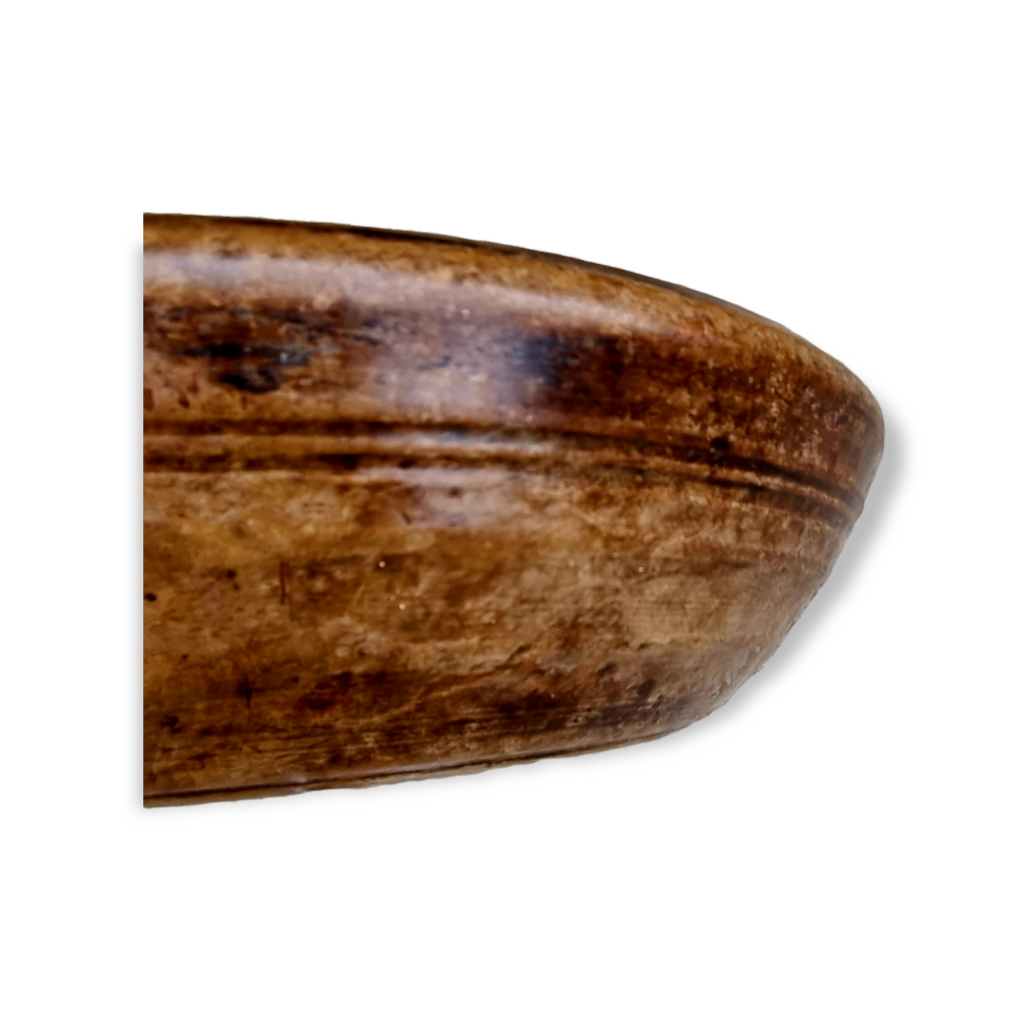 18th Century English Antique Birchwood Dairy Bowl