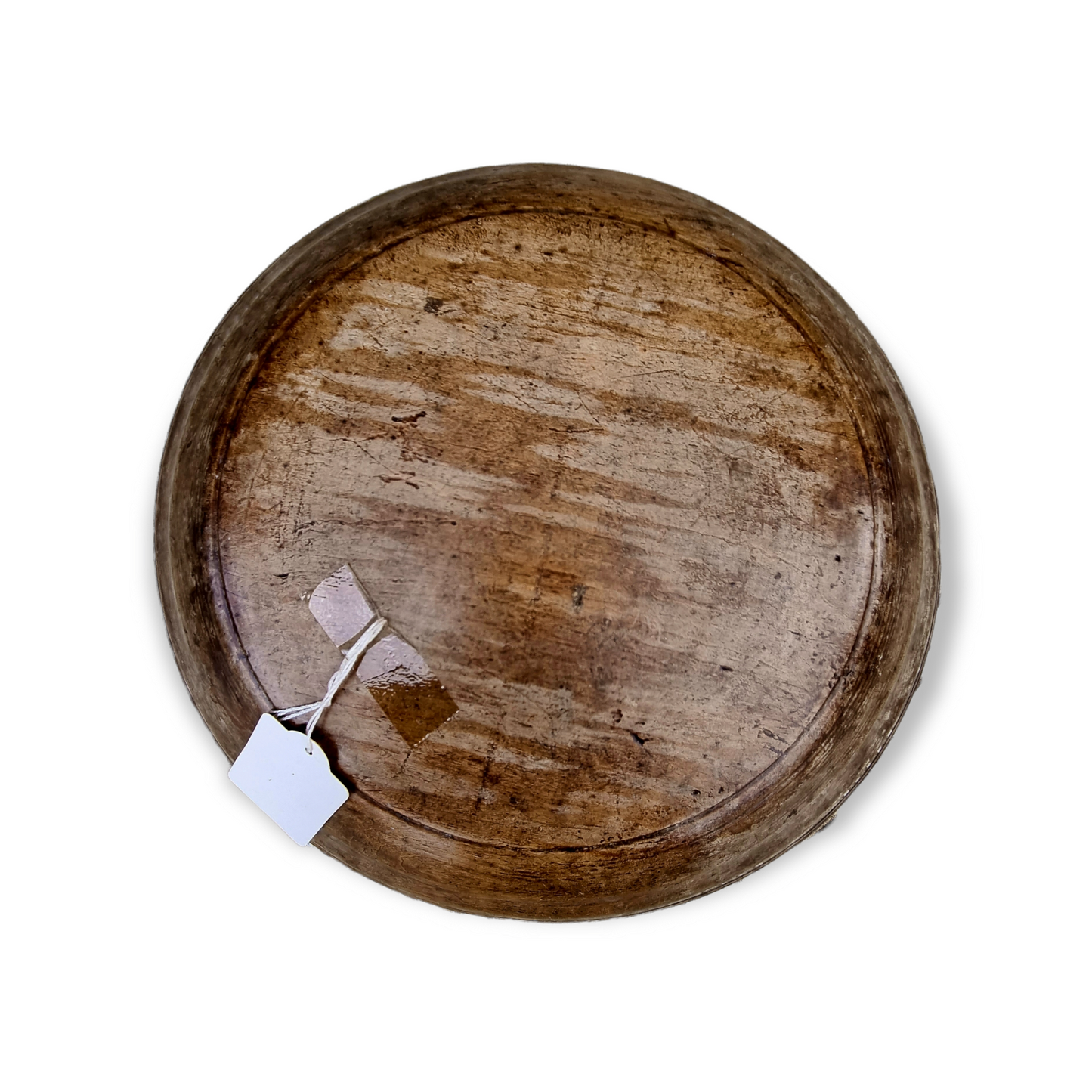 18th Century English Antique Birchwood Dairy Bowl