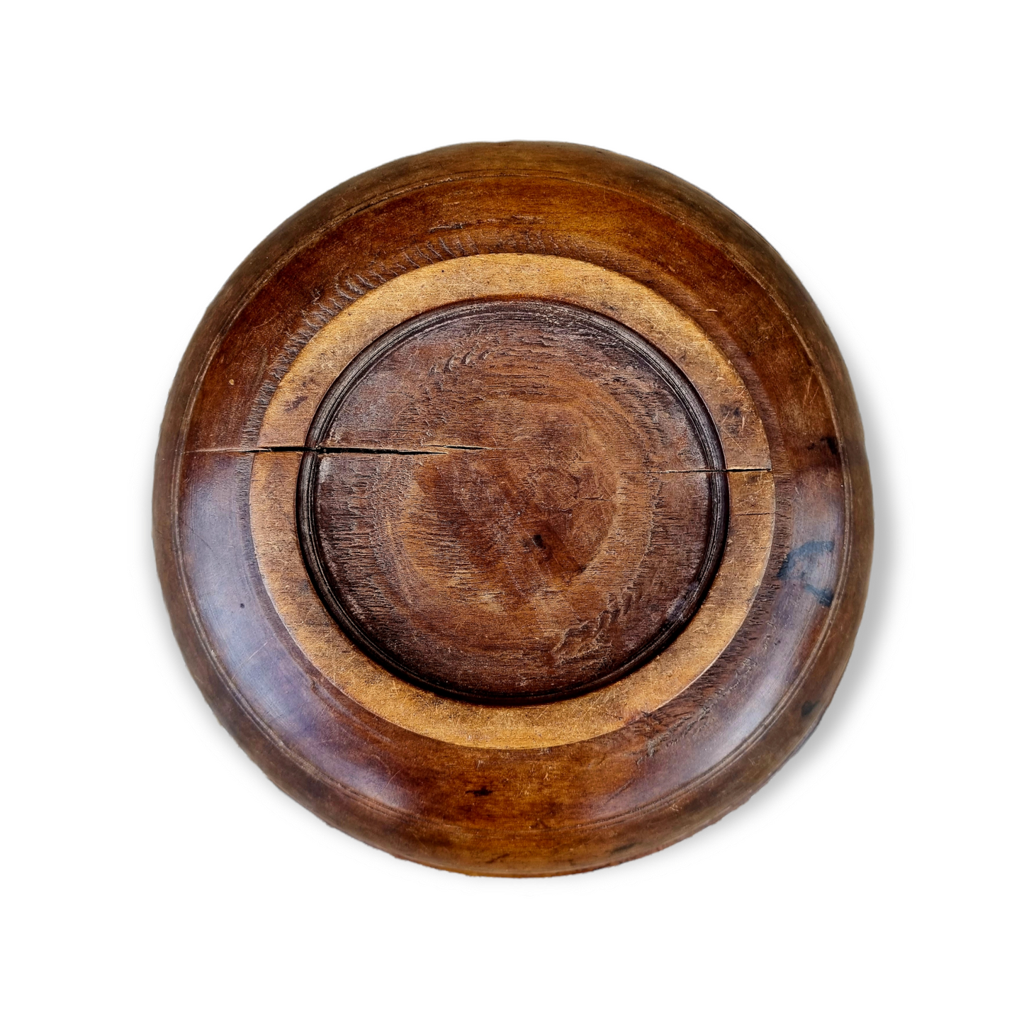 Late 18th Century English Antique Fruitwood Bowl