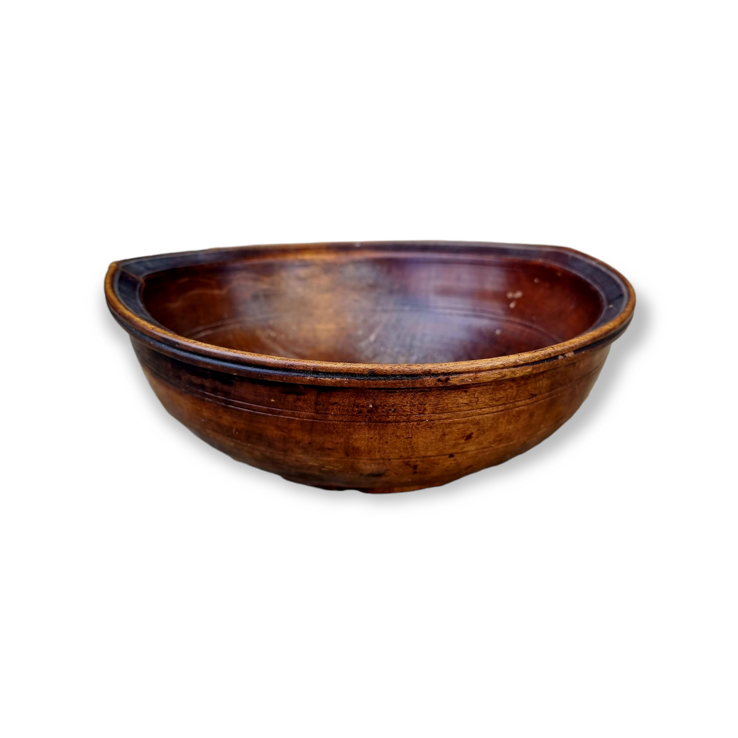 Late 18th Century English Antique Fruitwood Bowl