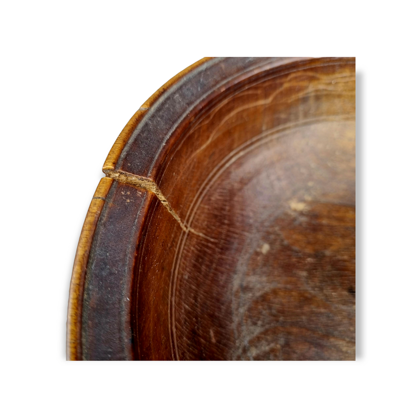 Late 18th Century English Antique Fruitwood Bowl