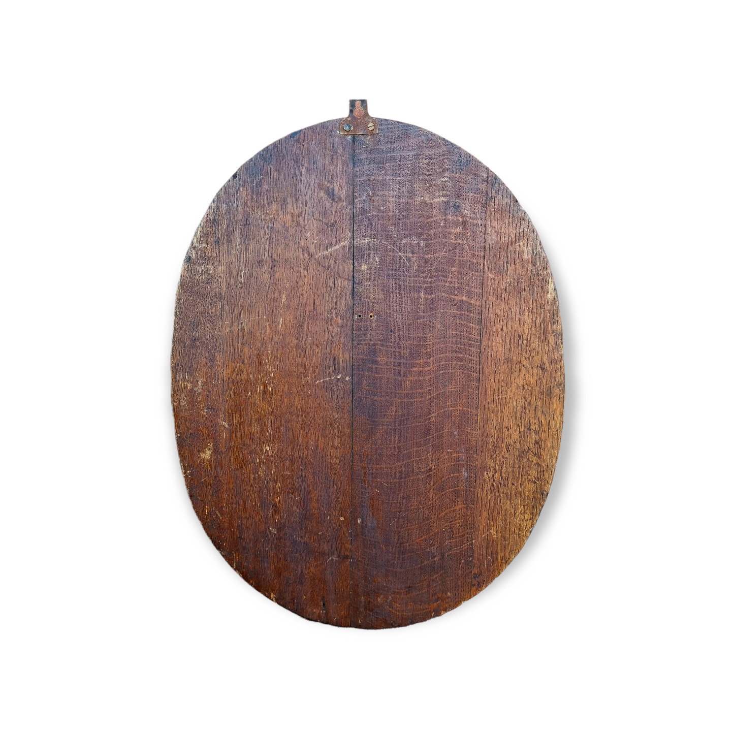Large Late 18th Century / Early 19th Century Italian Antique Oak Carved Wood Panel Depicting A Male Saint