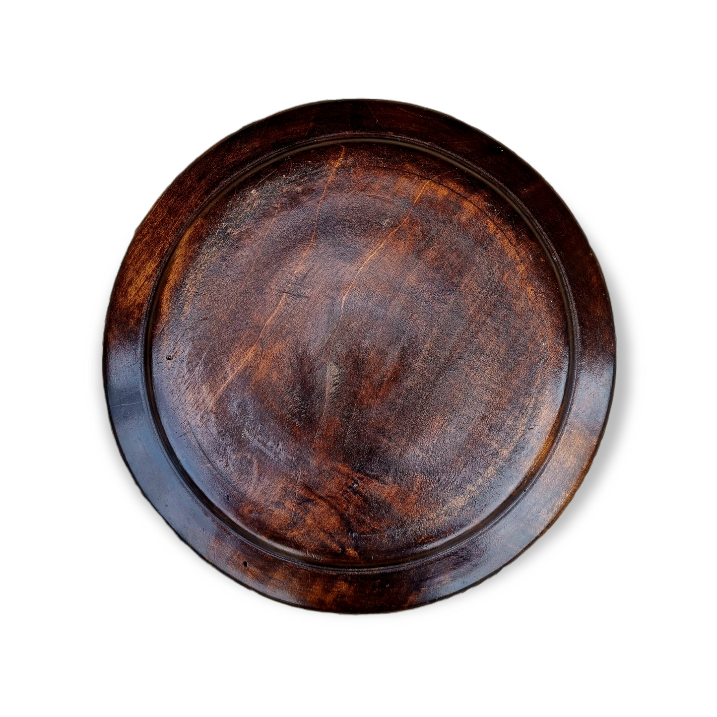 18th Century English Antique Treen Plate