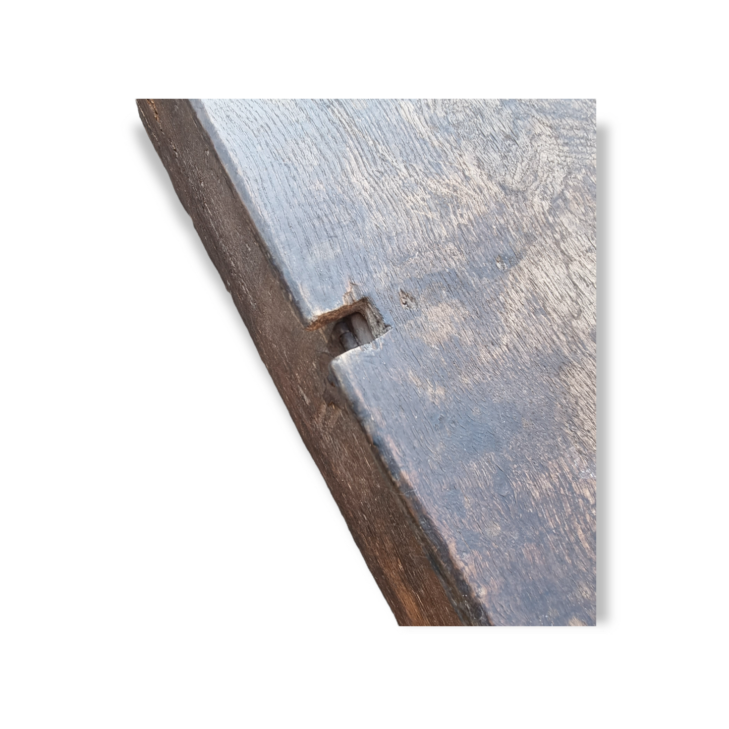 Late 16th Century English Antique Oak Transitional Coffer or Chest