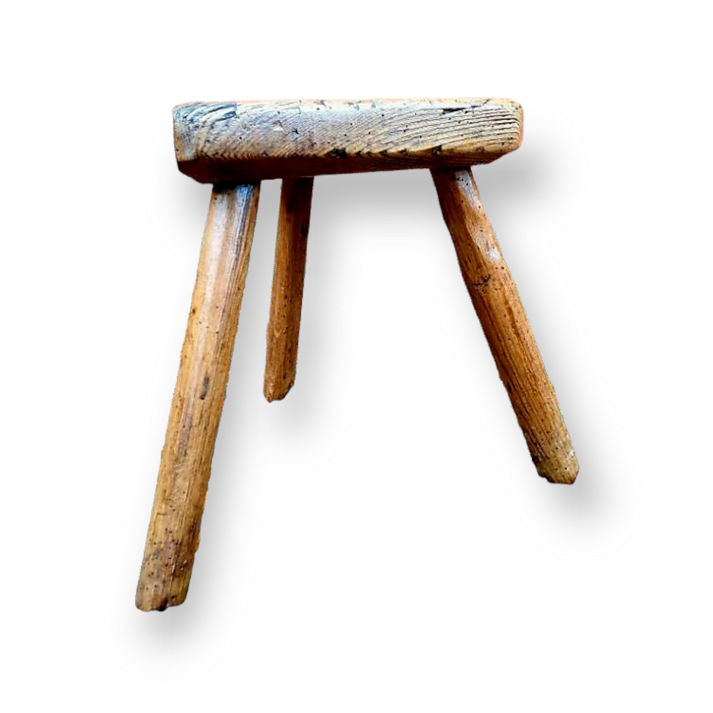 Diminutive Late 18th Century Welsh Antique Milking Stool