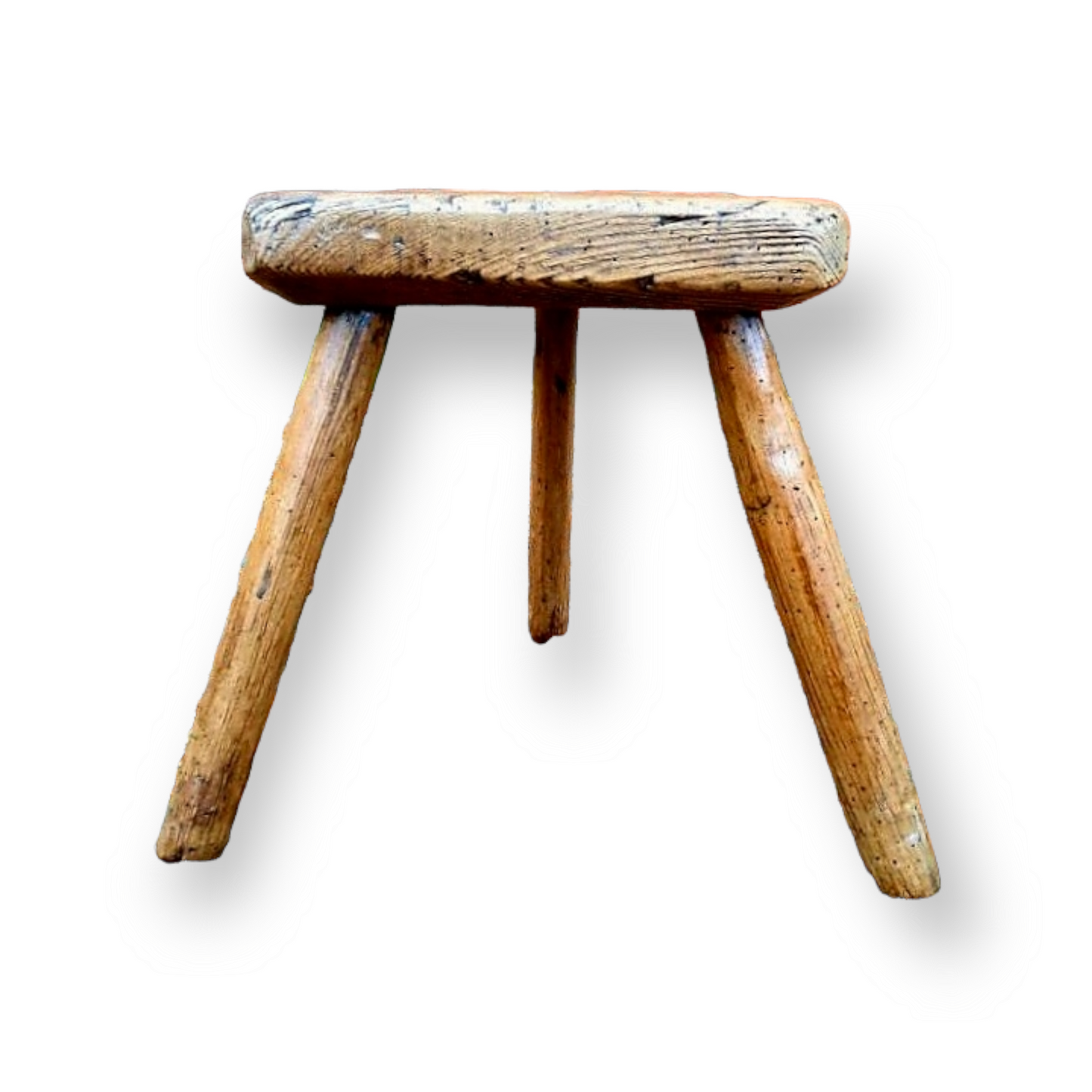 Diminutive Late 18th Century Welsh Antique Milking Stool