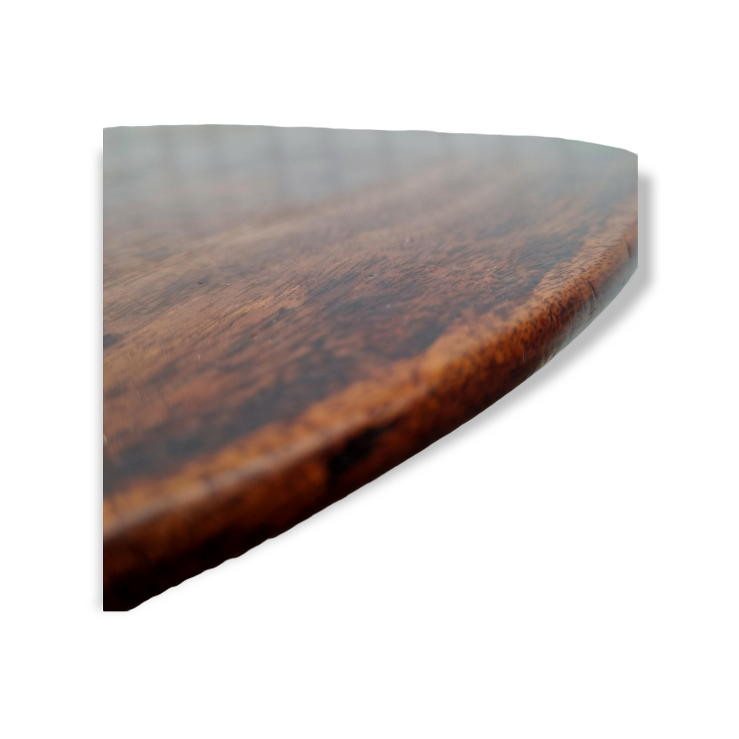 Provincial Late 18th Century English Antique Oak & Mahogany Tripod Table / Wine Table